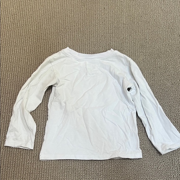 Kids White Long Sleeve Shirt - Picture 6 of 6